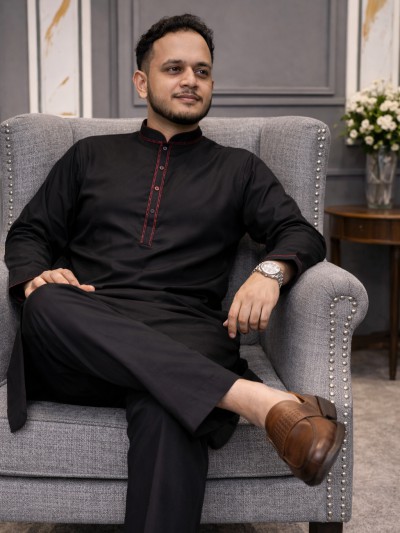 প্রিমিয়াম এক্সক্লুসিভ কাবলি সেট আইকন-2 (কালার-ব্ল্যাক)