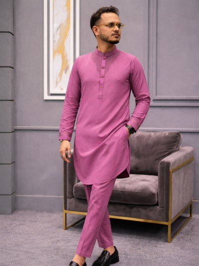 ঈদের প্রিমিয়াম পাকিস্তানি কাবলি সেট -এম এস-১ (কালার-বেবি পিঙ্ক)