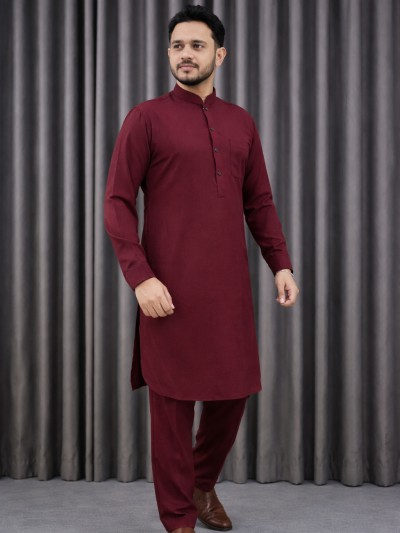 Formal Besic Kabli set(Colour-Merun)