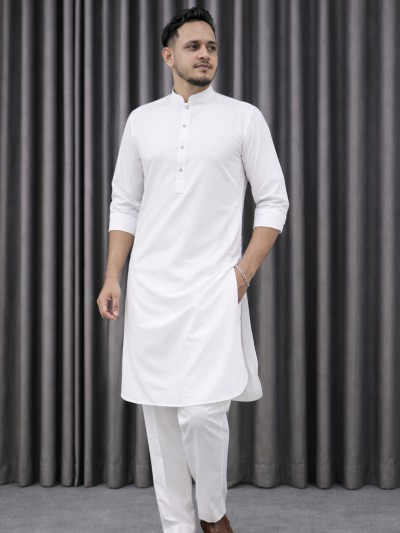 Formal Besic Kabli set(Colour-White)
