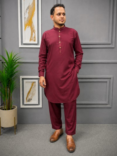 ঈদ ফরমাল কাবলি আইকন -1 (কালার-মেরুন)